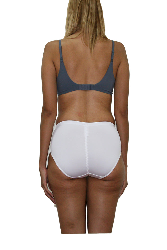 Lycra medium control panty-girdle, decorative lines and butt